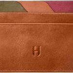 Wallet for Men, Slim Minimalist Card Holder, 6 Card Slots, Main Pocket, Full-Grain Handcrafted Front Pocket Leather, Gift Box – Pouch for Christmas & Birthday, Tan (Plus Colors)