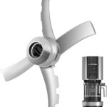 Replacement Paddle Blade for Ninja Creami NC300 NC299AMZ NC301 CN305A Series Ice Cream Makers, Sorbet Milkshakes Frozen Yogurt Creamy Icecream Creamer Machine Stainless Steel Accessories Mixing Parts