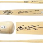 Gunnar Henderson Autographed Louisville Slugger Bat Orioles Beckett – Autographed MLB Bats