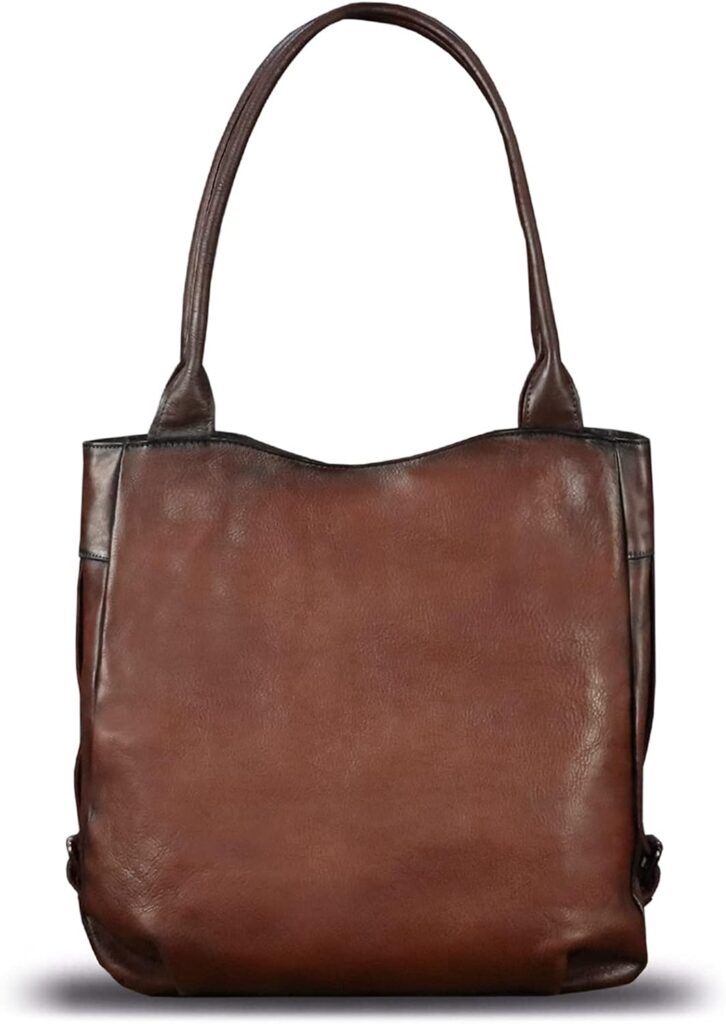 Genuine Leather Shoulder Bag Purse for Women Retro Top Handle Bags Handmade Vintage Crossbody Tote Handbags Purse