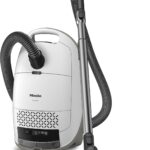 Miele New Guard M1 Parquet XL Bagged Canister Vacuum Cleaner with AirClean Plus Filter, AllTeQ Universal Floorhead, and Parquet Twister XL Floorbrush, LED Icon Display, in Brilliant White