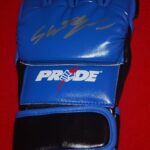 MAURICIO RUA SHOGUN PRIDE MMA Signed Glove Beckett Witnessed COA W796960 – Autographed UFC Gloves
