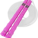 Buddy Lee New Versa Trainer Jump Rope – Pink – Adjustable Speed Rope for Fitness, Cardio & Training – Lightweight, Durable & Ergonomic Handles