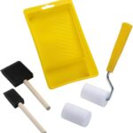 Paint Roller, Sponge Paint Brushes, High-Density Foam Refill 2″, Small Finest Finish Paint Roller Kit for Chalk Painting DIY Stenciling, Furniture, Arts Craft