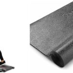 Sunny Health & Fitness Foldable Manual Walking Treadmill, Gray SF-T1407M + Home Gym Foam Floor Protector Mat