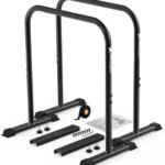 2025 Upgrade World’s Best Strongest Premium Dip Bars With Adjustable Ultra-Stable Settings & Non-Slip Feet – USA Original Patent, Designed, Shipped, Warranty