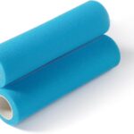 Voomey 9 Inch Foam Paint Roller 3 Pack, High Density Sponge Paint Rollers for Smooth Wall and Furniture Finishing, Reusable Paint Tools for Home DIY and Professional Use