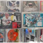 NFL Football Trading Cards Lot Of 10 With Each Card A Game Used Relic Cards Or Autograph In Every Box