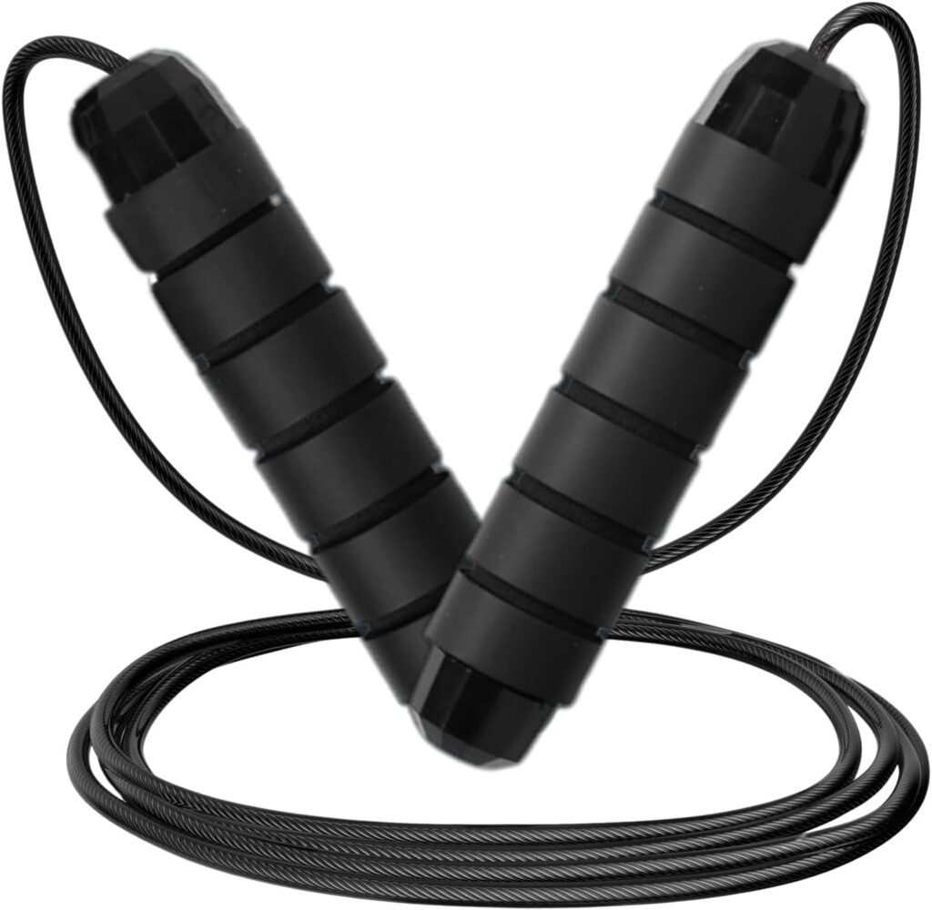 Limm Adjustable Jump Rope for Workout – All-Purpose Exercise Jump Rope Kids & Adults Love with Tangle-Free, Comfortable Foam Handles – Best Slimming, Cardio & Endurance Training