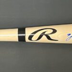 Ha-Seong Kim San Diego Padres Autographed Signed Blonde Baseball Bat BECKETT Witness Hologram