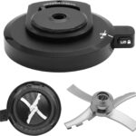 Outer Bowl Lid with Paddle Compatible with Ninja NC299AMZ/NC301/NC300 Series Ice Cream Maker – Reusable BPA-Free Creami Accessories, Dishwasher Safe