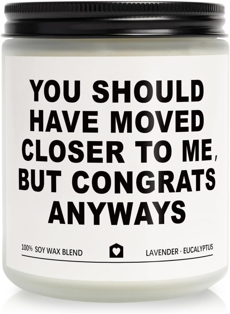 Housewarming Gifts New Home, Best Housewarming Gifts 2025 – Handmade Lavender Scented Candle – New Home Gift Candle Ideas, House Warming Gift for Friends Couple New Homeowner (7oz)