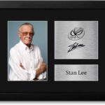 HWC Trading Stan Lee Marvel Gifts USL Framed Signed Printed Autograph Picture for TV Show Fans – US Letter Size