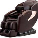 Massage Chair, Zero Gravity Full Body Massage Chair Extra Large Shiatsu Recliner w/ 14 Massage Points, Lumbar & Calf Heating, 20 Auto Modes, Air Compression, Bluetooth Speaker, Touch Screen Controller