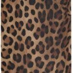Leopard Print Yoga Mat Non Slip Natural Rubber Fitness Exercise Mat for Home Workout Gym Stretching Pilates Mats with Carrying Bag 71″ x 26″