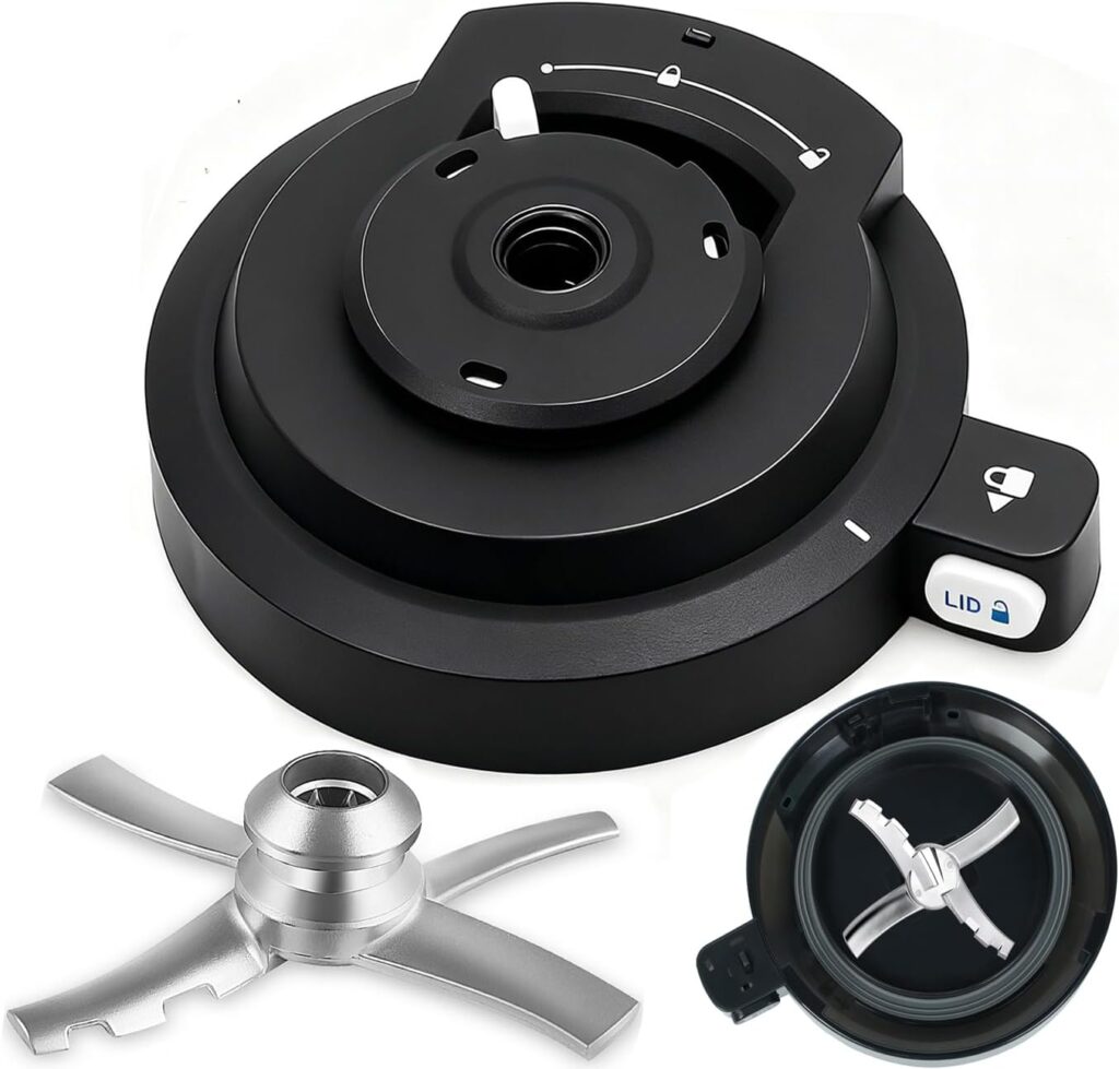 Outer Bowl Lid with Paddle for Ninja Swirl NC700 Series Ice Cream & Soft Serve Makers, Reusable BPA-Free Replacement Lid, Creami Accessories Compatible with Ninja NC700 NC701 NC701C Dishwasher Safe