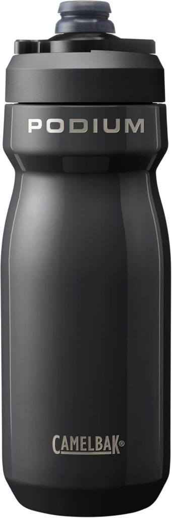 CamelBak Podium Steel Insulated Stainless Steel Bike Water Bottle Black, 18oz