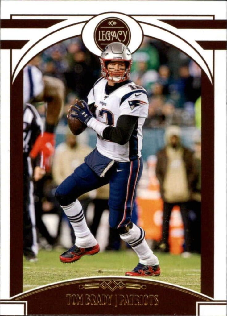 2020 Legacy Football #1 Tom Brady New England Patriots Official NFL Trading Card by Panini America