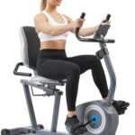 JLL Recumbent Exercise Bike, Quiet Smart Stationary Cardio Machine for Home Gym, Low-Impact Seated Workout with 8 Levels of Magnetic Resistance & Free Smart Fitness App for Seniors & Adults