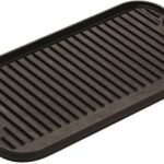 Lodge 20 x 10.44 Inch Pro-Grid Reversible Cast Iron Grill/Griddle – Double Burner Cookware, Pre-Seasoned, Non-Toxic, Made in USA, For Stovetop, Oven, Grill & Campfire