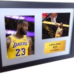 Lebron James – LA Lakers – 12×8 A4 Autographed Photo Photograph Signed Picture Frame Gift Basketball