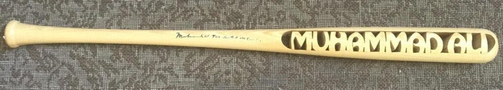 Topps Muhammad Ali Signed Bat The Greatest Aka Cassius Clay Autograph Jsa Coa Rare – Autographed Boxing Miscellaneous Items