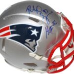 Richard Seymour Signed New England Patriots Speed Mini Helmet Beckett 40727 – Autographed NFL Mini Helmets