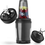 Promixx MiiXR X7 Personal Blender for Shakes and Smoothies – with Performance Nutrition Protein Mixer X-Blade and Shaker Bottle Agitator, Smoothie Blender/Maker, Highly Efficient (7 Piece Set)