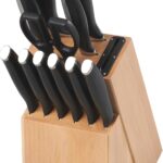 Chicago Cutlery Avondale (12-PC) Built-In Sharpener Kitchen Knife Block Set with Steak Knives, Ergonomic Handles and Sharp Stainless Steel Professional Chef Knife Set