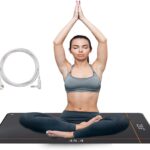 Reconnect to The Earth EMF Recovery Mat, 35.4×23.6 inches, Universal Grounding Sleep & Yoga Mat, Improves Energy, Sleep Assist, Helps with Anxiety – BLACK