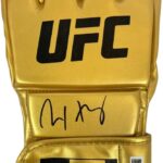 Max Holloway autographed signed glove BAS