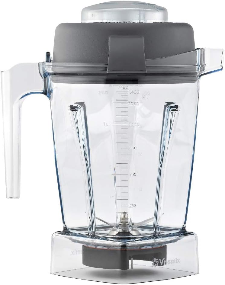 Vitamix 15255 Tritan Copolyester Containers with Wet Blade and Lid,Clear 48oz
