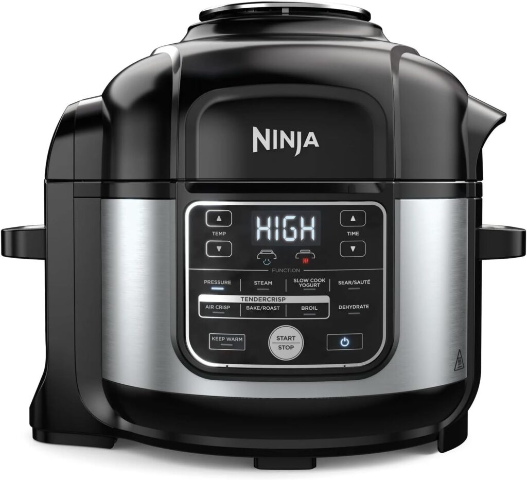 Ninja Foodi 10‑in‑1 6.5‑Qt Pro Pressure Cooker & Air Fryer with TenderCrisp Technology, Precise Heating & Family‑Sized Capacity (OS300)