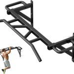 Heavy Duty Pull Up Bar with 14 Grip Positions, Strength Training Pull-Up Bars for Home Gym, Wall Mounted, Joist Mounted Chin Up Bar with Reinforced Thick Metal Construction – Supports 600 lbs for Full-Body Workouts