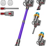 Cordless Vacuum Cleaner, 600W 50KPA 70Min Powerful Vacuum Cleaners for Home, Self-Standing Stick Vacuum Cordless Rechargeable/ Anti-Tangle/OLED Screen/1.8L Cup for Home Pet Hair/Carpet/Hardwood Floor