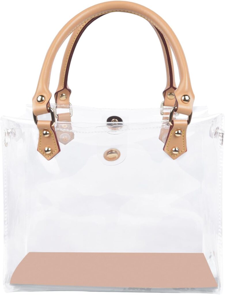 Yhtcwy Clear TPU DIY Tote Bag Handbag Making Kit, Handmade Handbag Tool Set Birthday Holiday Bag Making Kit for Women (A)