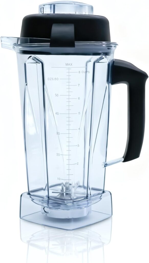 For Vitamix Blender Pitcher 64oz for Vitamix Replacement Pitcher 5200 6300 5000 VM0101 VM0102 VM0103 VM0197 6000 Classic/Explorian/Commercial Blender Cup
