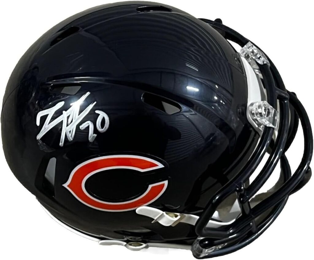 TRAVIS HORNER signed (CHICAGO BEARS) mini football helmet BECKETT BAS BP59143 – Autographed NFL Helmets