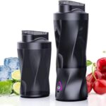Portable Blender 700ml (24oz) – USB Rechargeable Personal – Mini Travel Blender for Shakes & Smoothies – Black & White”