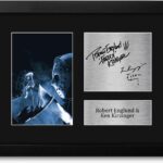 HWC Trading Robert Englund & Ken Kirzinger Freddy vs Jason Framed Gifts Printed Signed Autograph Picture for Movie Memorabilia Fans – US Letter Size