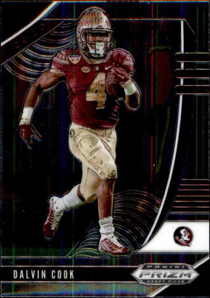 2020 Panini Prizm Draft #21 Dalvin Cook Florida State Seminoles Football Trading Card