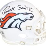 Patrick Surtain Autographed/Signed Denver Alternate Mini Helmet Beckett Witness