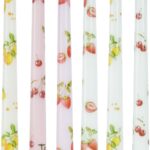 Fruit Colored Taper Candle Dripless Tall Candlesticks 10inch Handmade Unscented Long Candle Stick Smokeless Tapered Holiday Party Celebrate Candle,6pcs