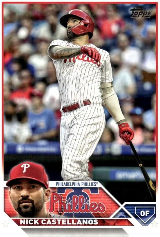2023 Topps #527 Nick Castellanos Philadelphia Phillies NM-MT MLB Baseball