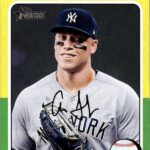 2024 Topps Heritage Baseball #112 Aaron Judge New York Yankees Official MLB Trading Card (Stock Photo Shown, Card in Near Mint to Mint Condition)