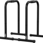 RELIFE REBUILD YOUR LIFE Dip Station Functional Heavy Duty Dip Stands Fitness Workout Dip bar Station Stabilizer Parallette Push Up Stand