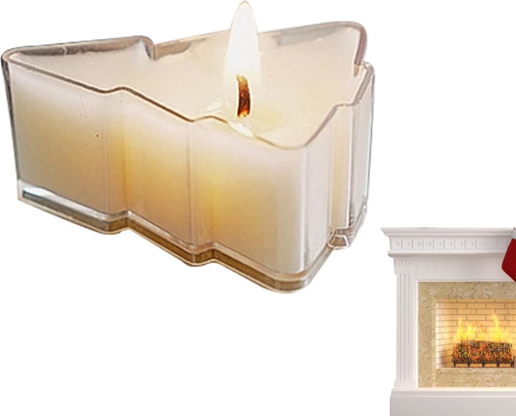 Christmas Tree Aromatherapy Candles – Handmade Christmas Shaped Candles | Holiday Decorations for Living Room Home Offices Dormitory Classroom School Apartment Bedroom