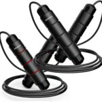 Jump Rope,Adjustable Jumping Rope,Tangle Free Fast Ball Bearings skipping rope,Suitable for Men, Women, and Kids,Fitness,Workout and Slimming at Home,School.