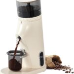 Gemilai Electric Conical Burr Coffee Grinder, Coffee Bean Grinder with Smart 60S Timer, 60 Precise Adjustable Grind Settings for Espresso, 2-12 Cup, Easy to Clean, Durable & Quiet, G9010B White