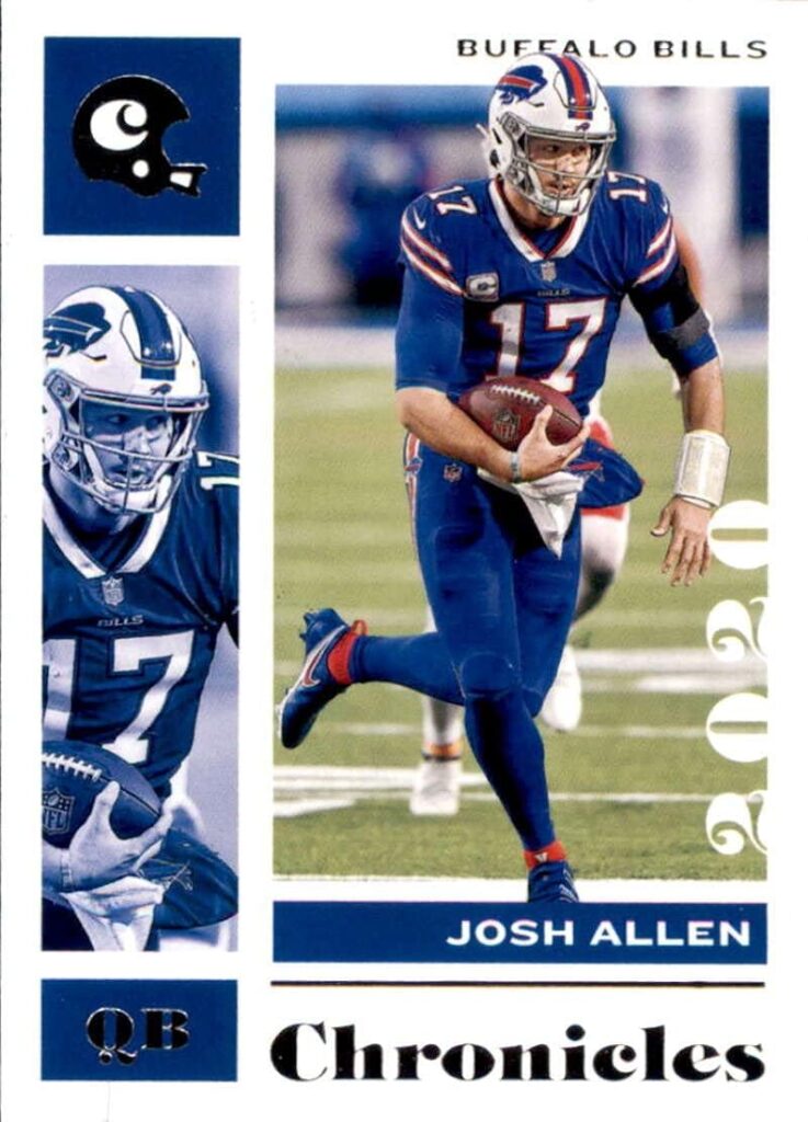 2020 Panini Chronicles Base #10 Josh Allen Buffalo Bills NFL Football Trading Card